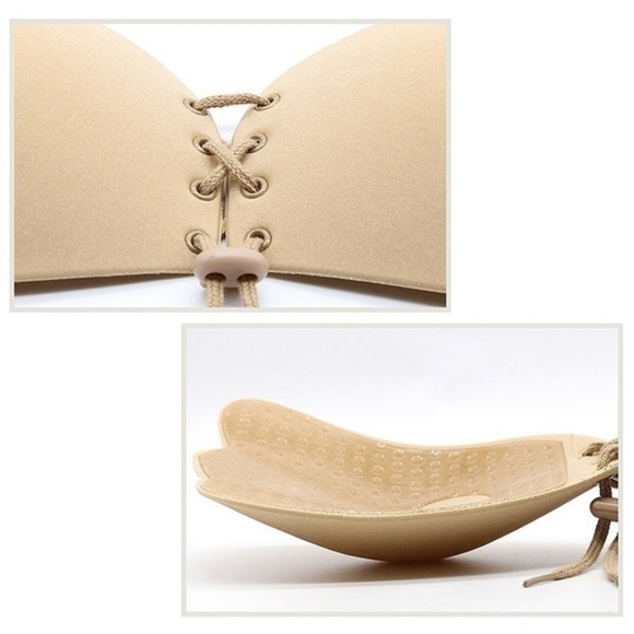 Strapless backless adhesive bra - Picture 3 of 7